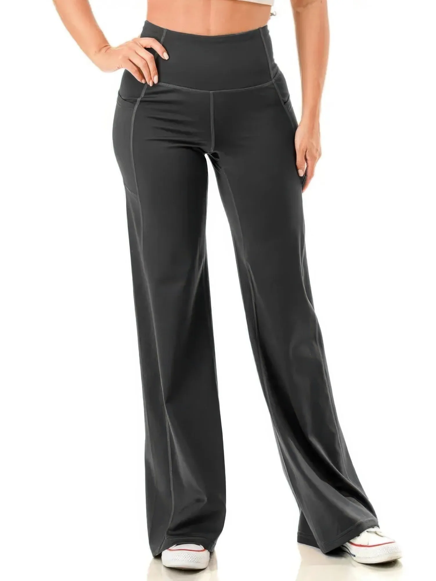 Wide Leg Flare Yoga Pants sold by Gigi Laurent product image thumbnail 2