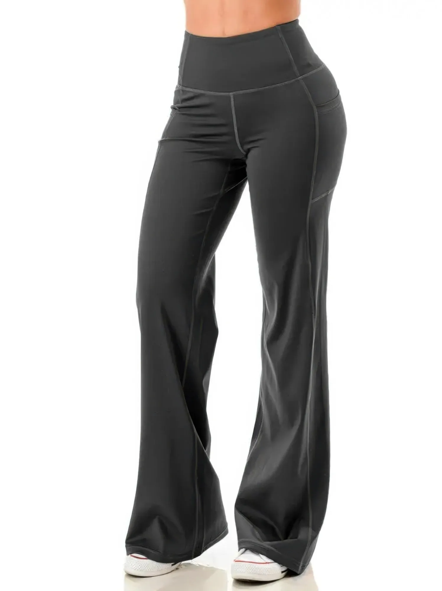 Wide Leg Flare Yoga Pants sold by Gigi Laurent product image thumbnail 3