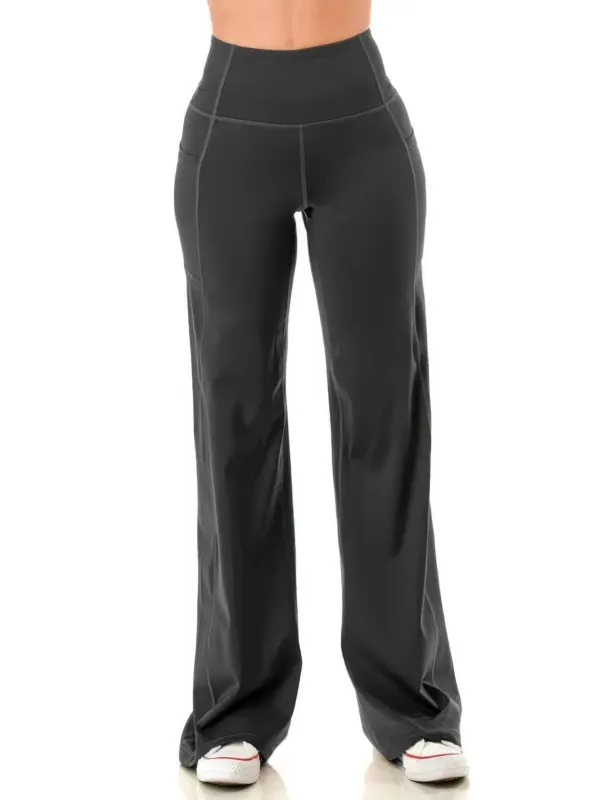 Wide Leg Flare Yoga Pants sold by Gigi Laurent