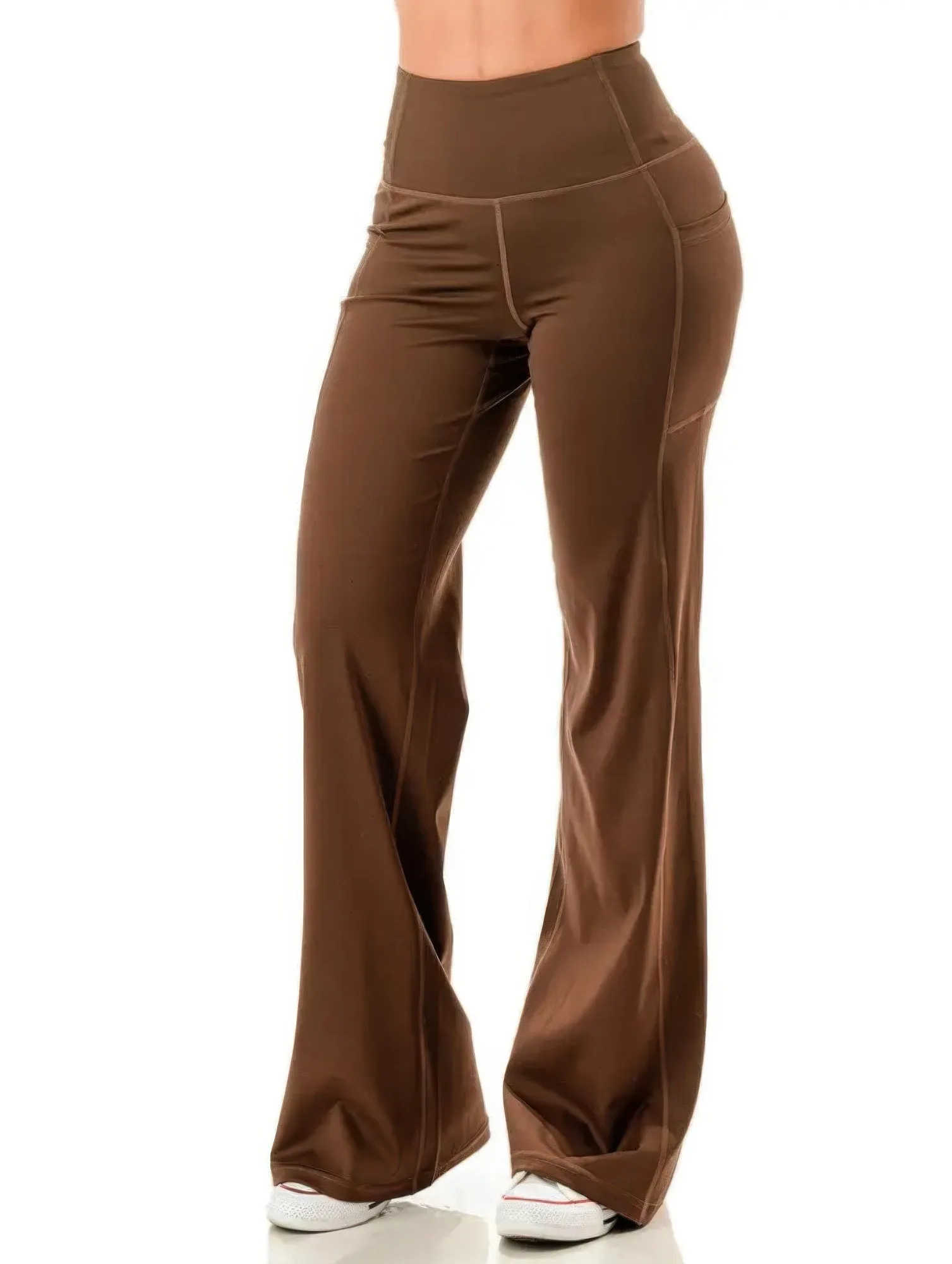 Wide Leg Flare Yoga Pants sold by Gigi Laurent product image thumbnail 3