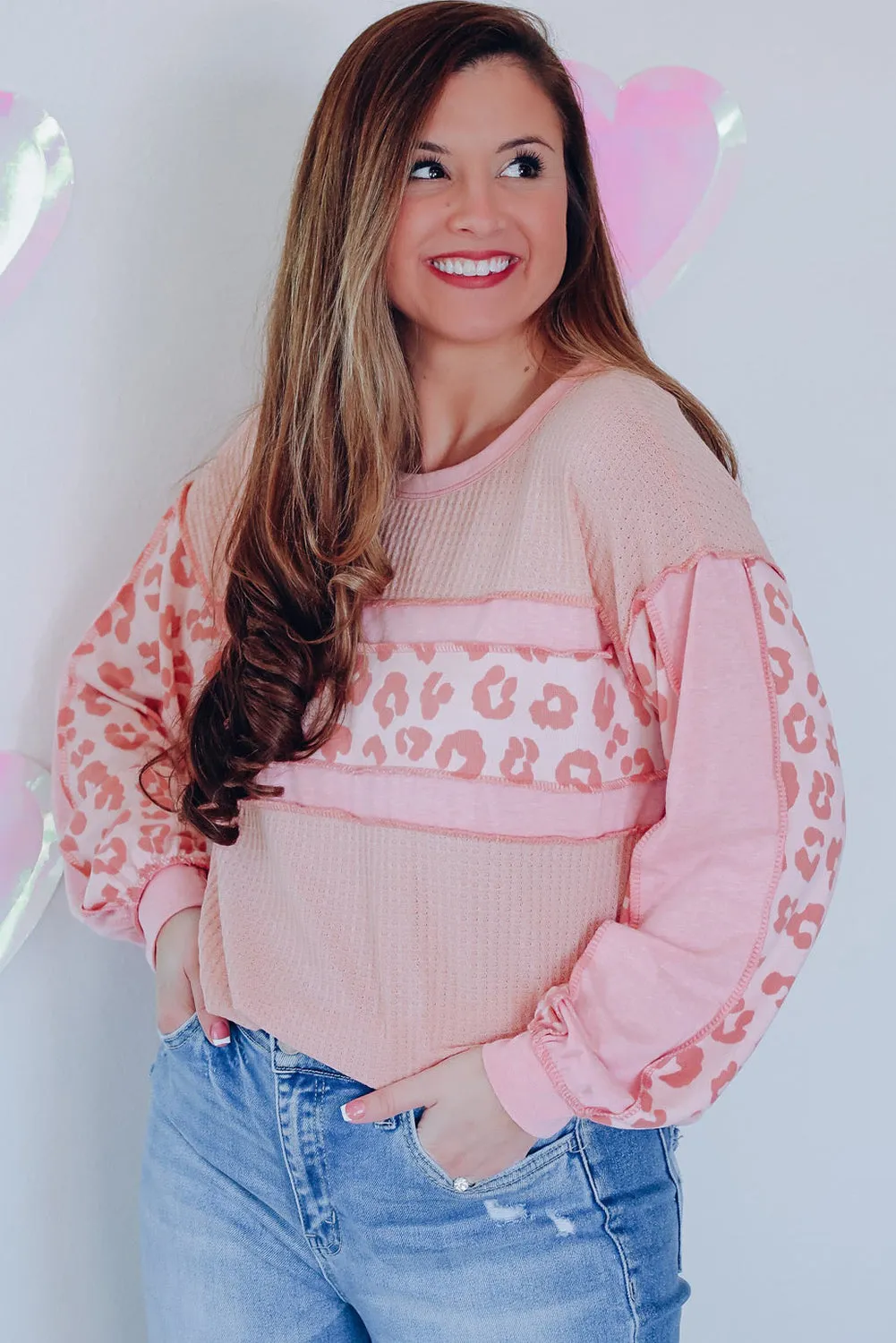 Leopard Exposed Seam Blouse sold by Gigi Laurent product image thumbnail 4