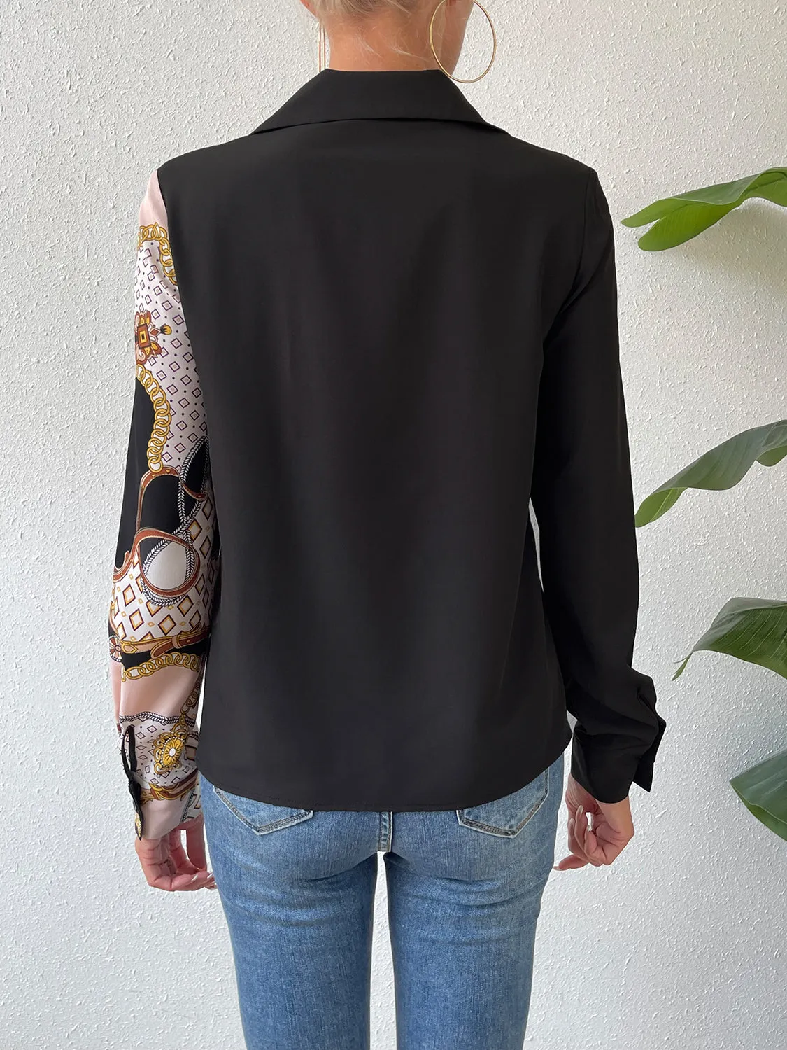 Twist Front Collared Blouse sold by Gigi Laurent product image thumbnail 2