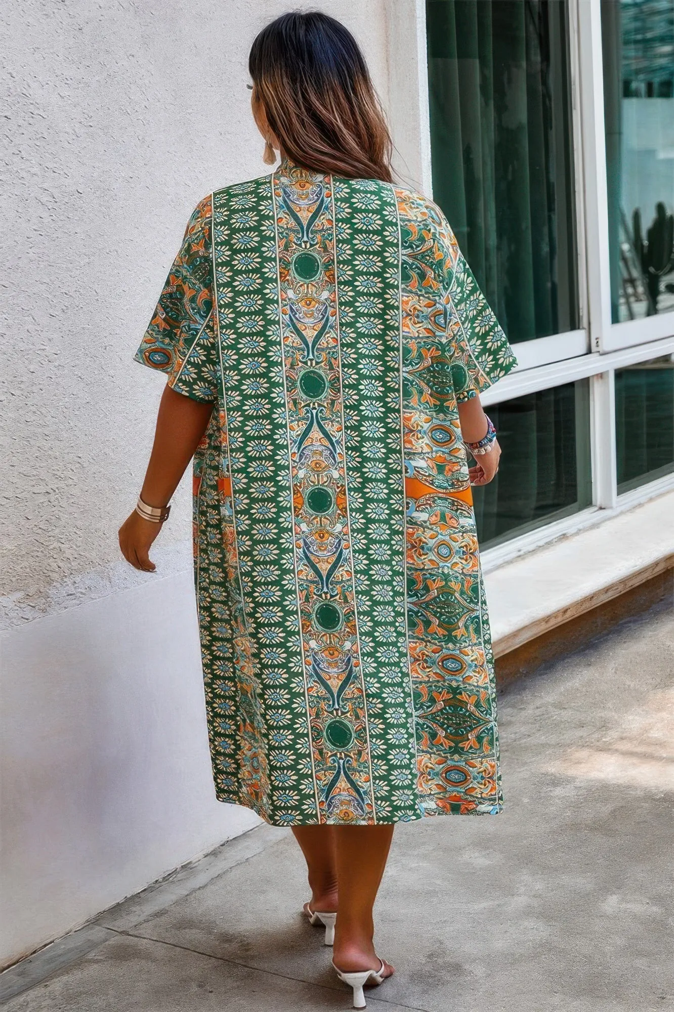 Plus Size Two Pieces Printed Elastic Waist Sets sold by Gigi Laurent product image thumbnail 5