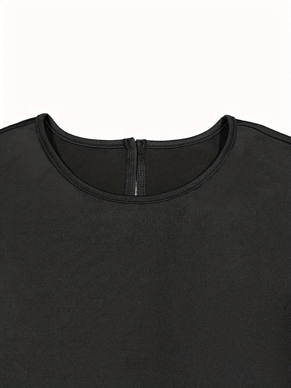 Round Neck Short Sleeve Midi Dress sold by Gigi Laurent product image thumbnail 3