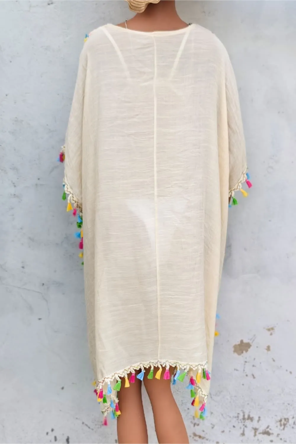 Tassel Detail Embroidery Dress sold by Gigi Laurent product image thumbnail 2