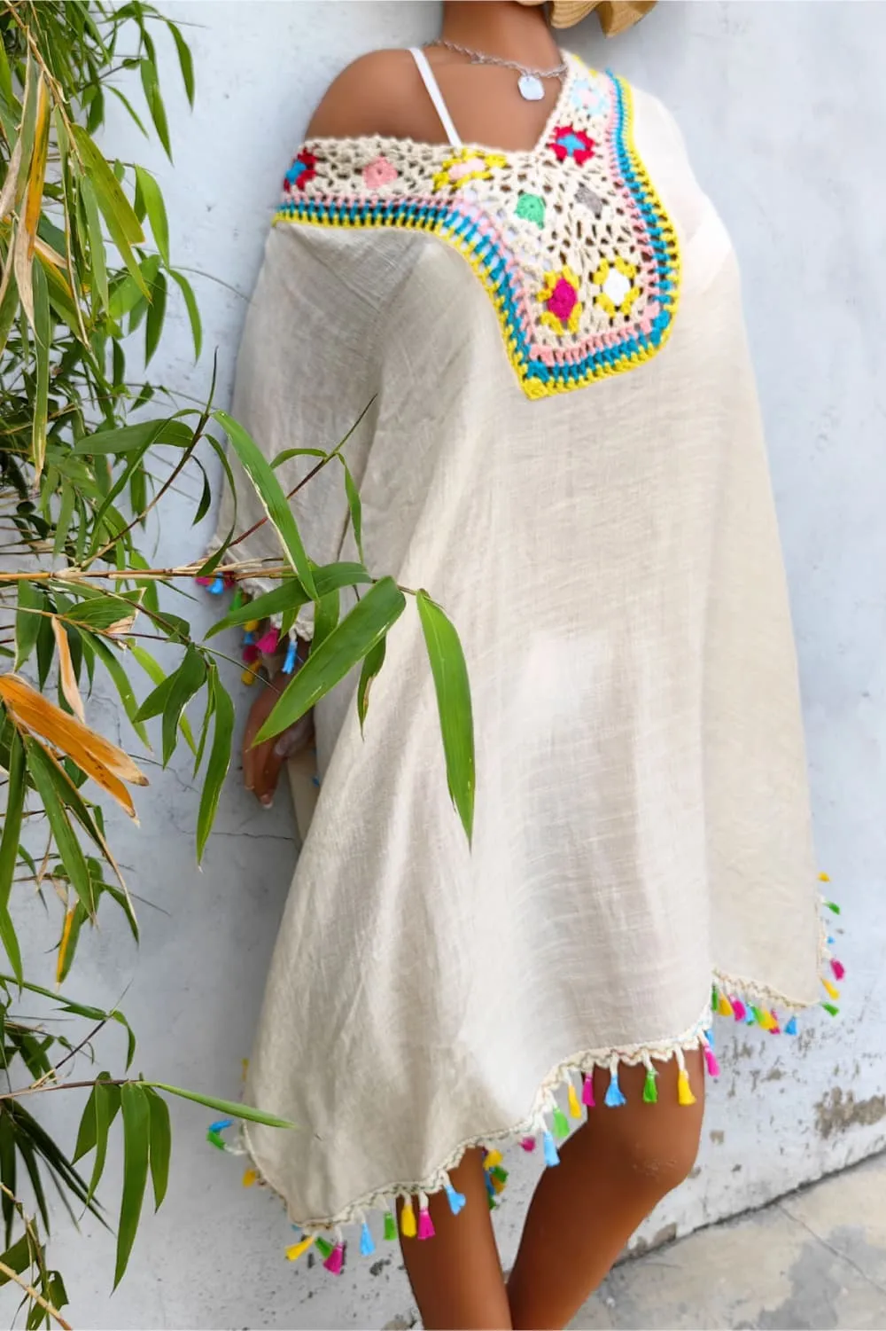 Tassel Detail Embroidery Dress sold by Gigi Laurent product image thumbnail 3