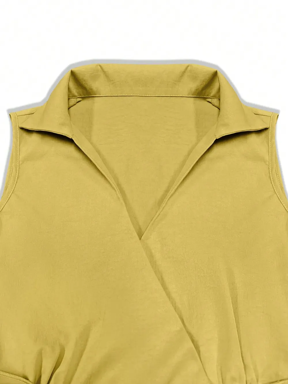 Tie Waist Sleeveless Midi Dress with Pockets sold by Gigi Laurent product image thumbnail 5