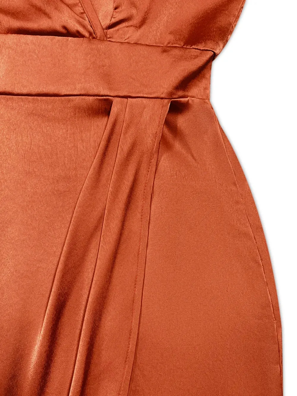 Slit Surplice Sleeveless Midi Dress sold by Gigi Laurent product image thumbnail 5