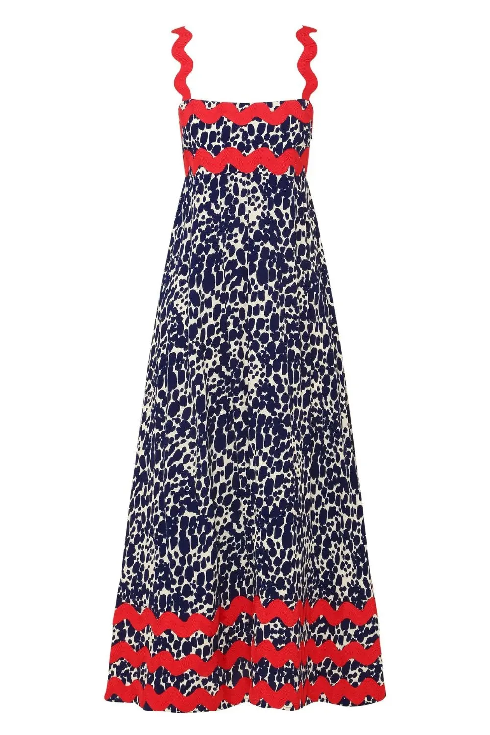 Printed Square Neck Wide Strap Maxi Dress sold by Gigi Laurent product image thumbnail 3