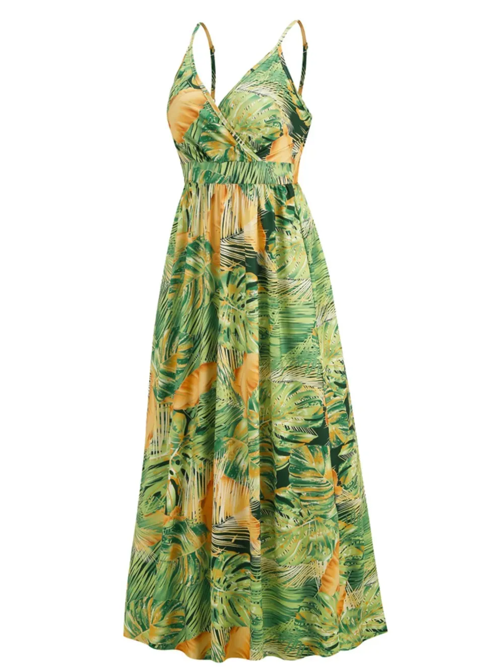 Printed Surplice Spaghetti Strap Dress sold by Gigi Laurent product image thumbnail 5