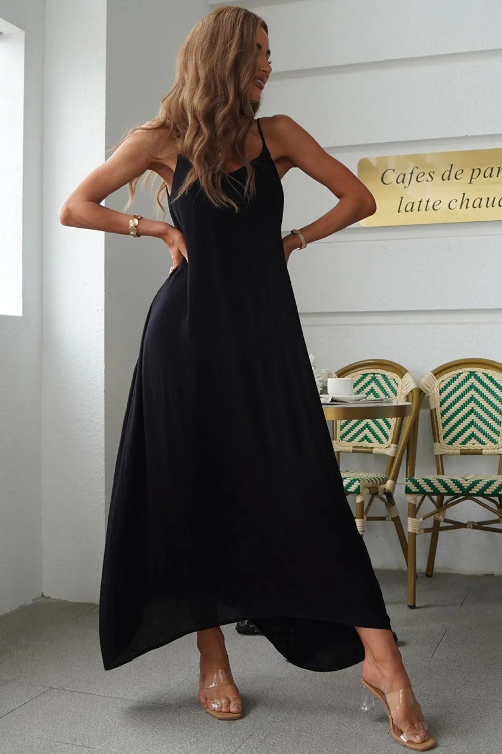 Devine Spaghetti Strap Maxi Dress sold by Gigi Laurent product image thumbnail 4