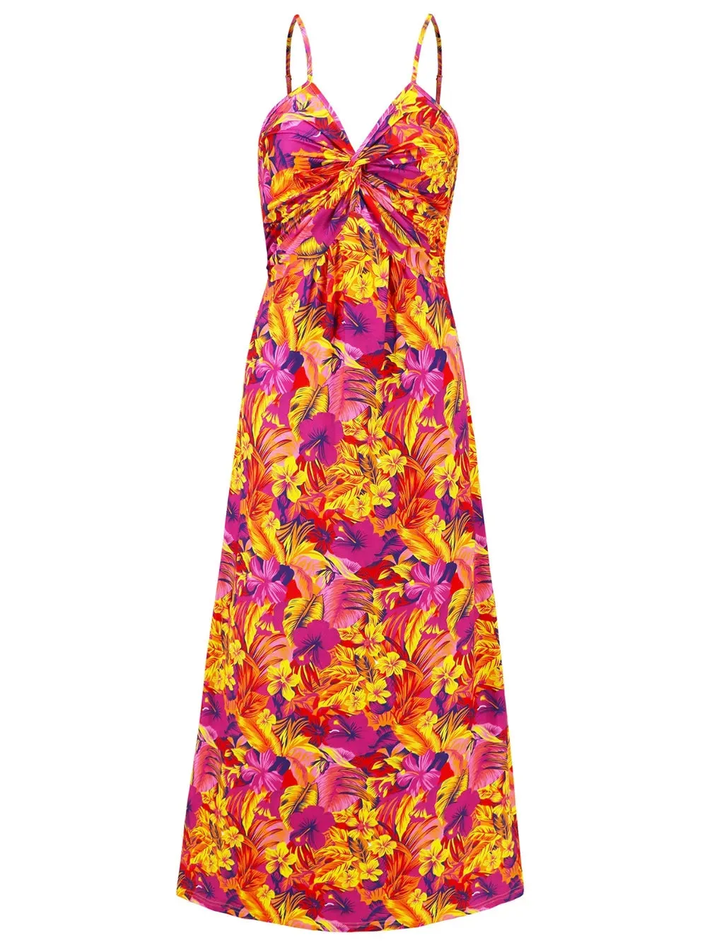 Twisted Printed V-Neck Cami Dress sold by Gigi Laurent product image thumbnail 3