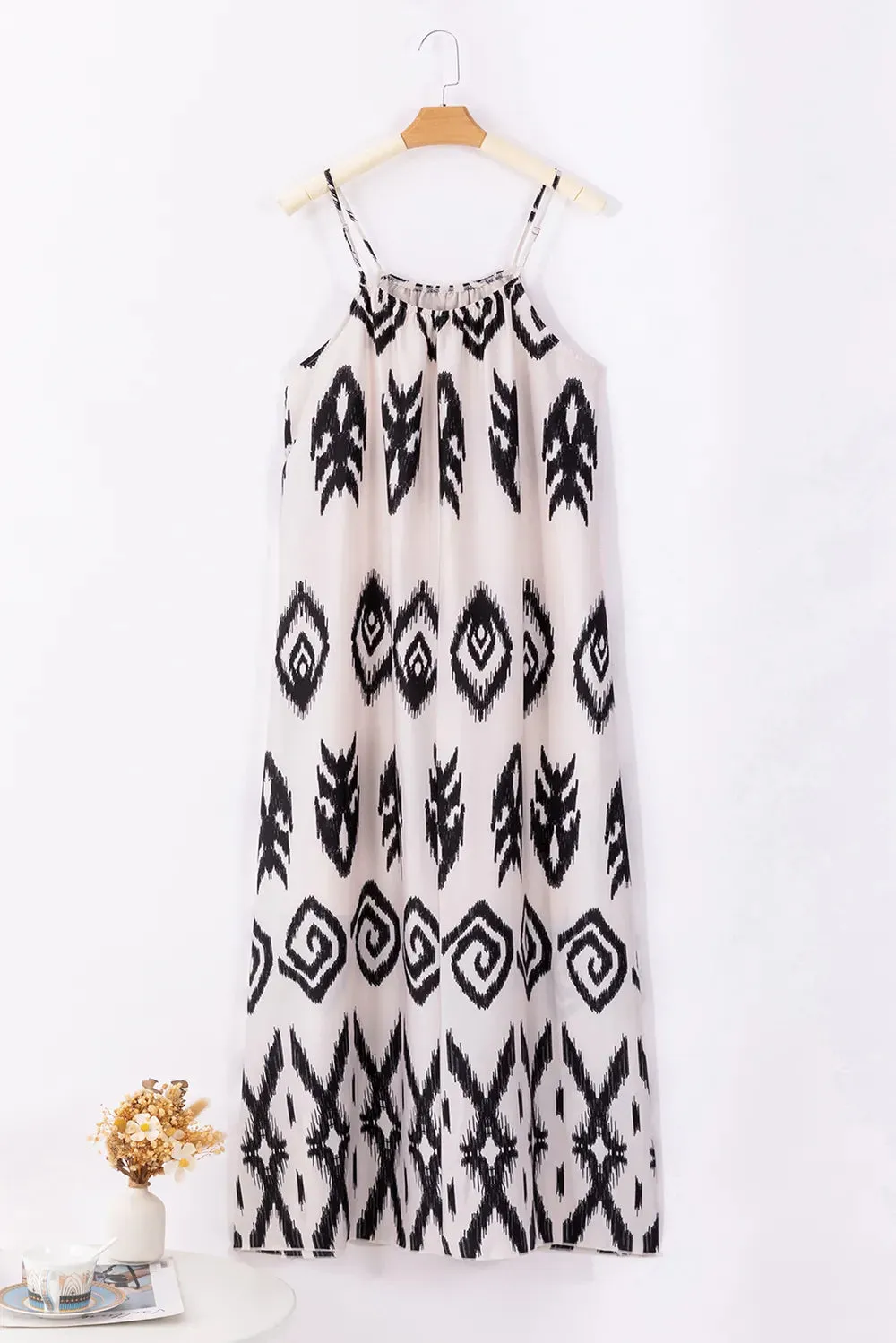 Full Size Printed Spaghetti Strap Cami Dress sold by Gigi Laurent product image thumbnail 5