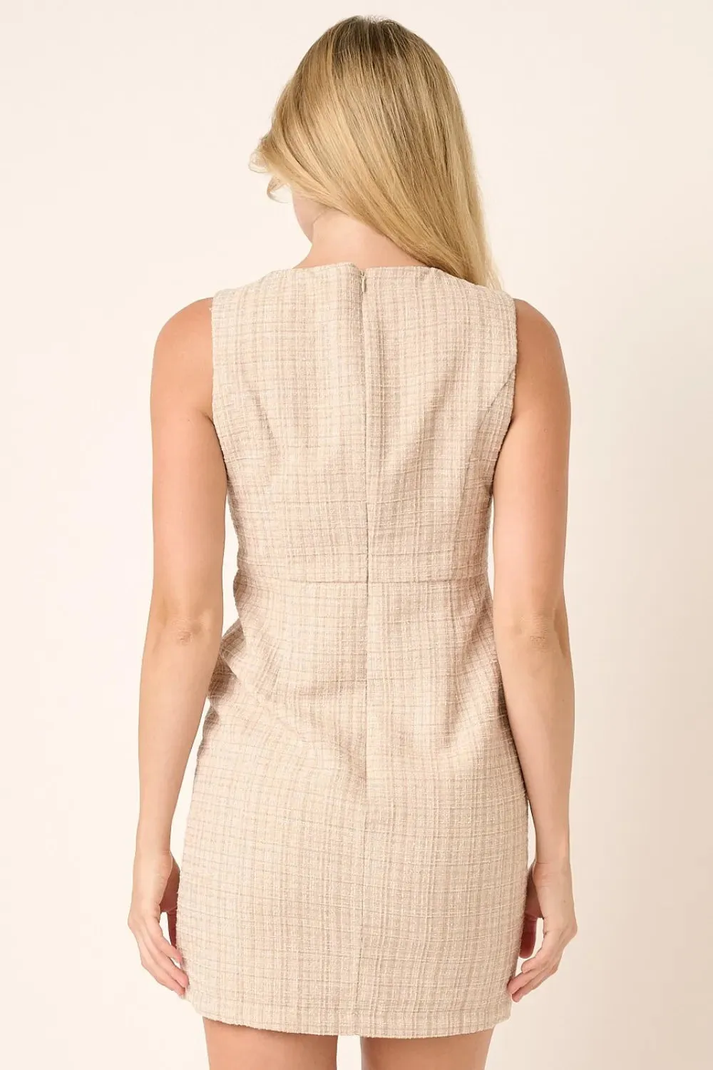 Mittoshop Tweed Sleeveless Mini Dress sold by Gigi Laurent product image thumbnail 2