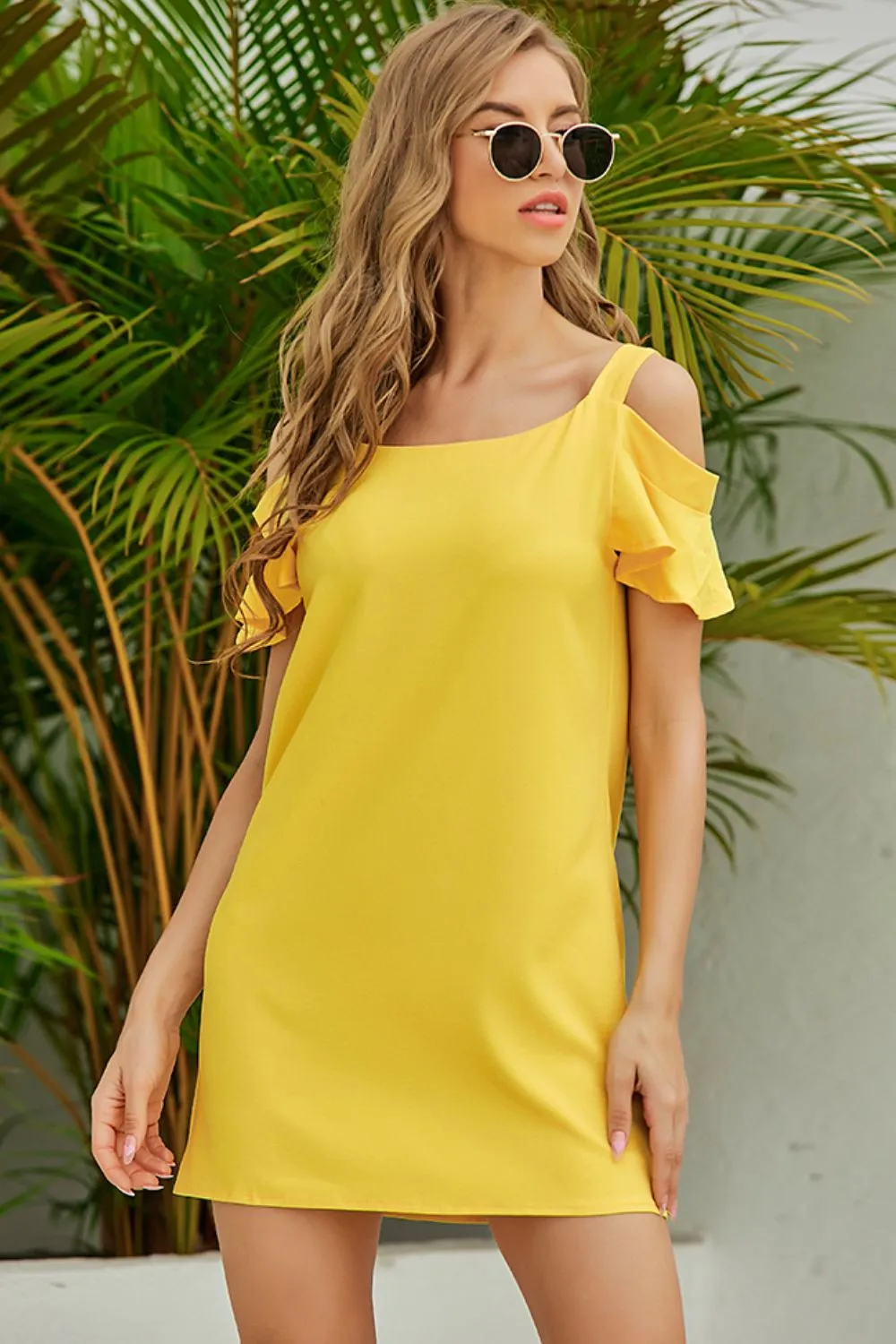 Cold-Shoulder Mini Dress sold by Gigi Laurent product image thumbnail 3