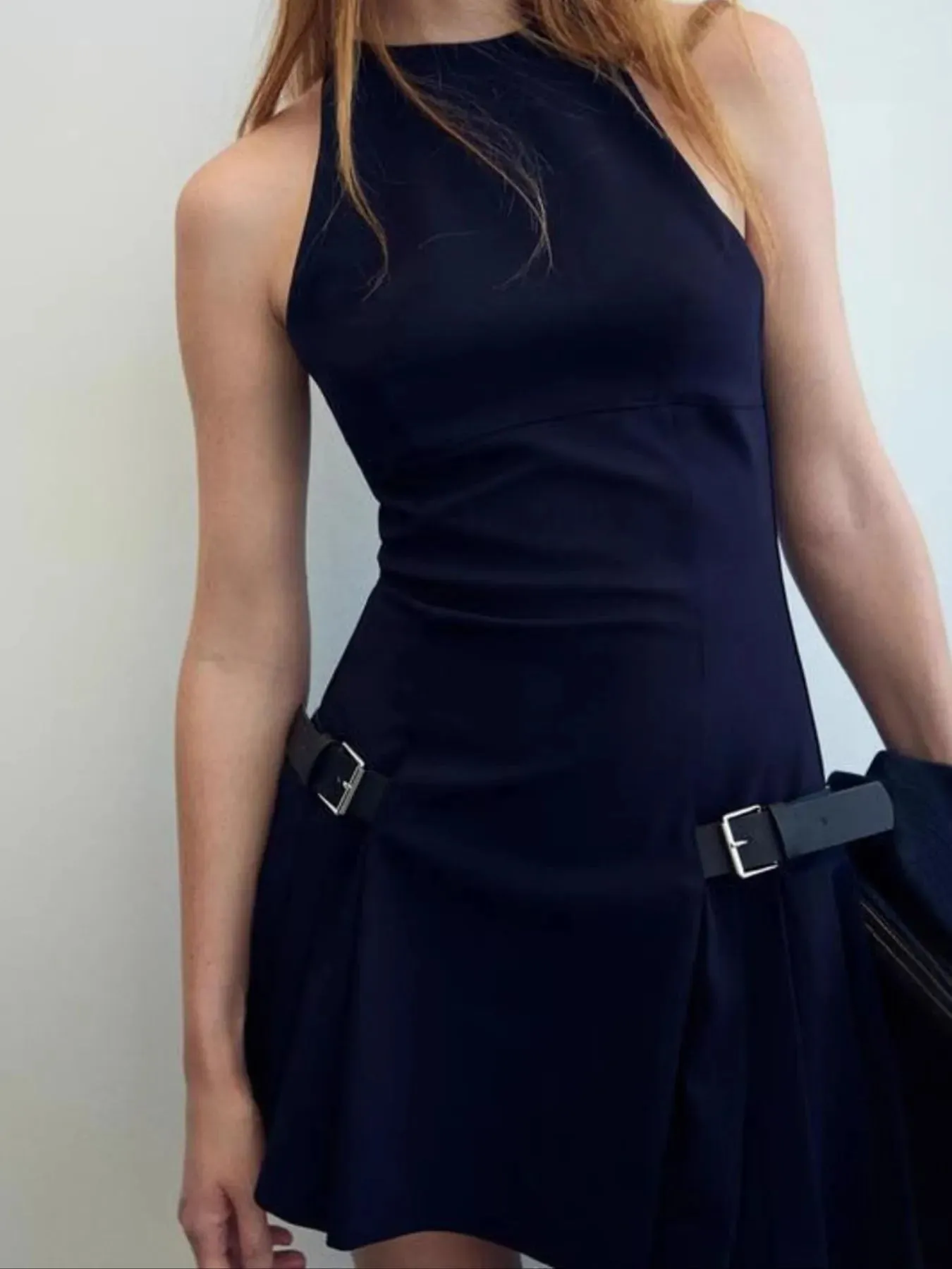 Sleeveless Halter Neck Mini Dress sold by Gigi Laurent product image thumbnail 4