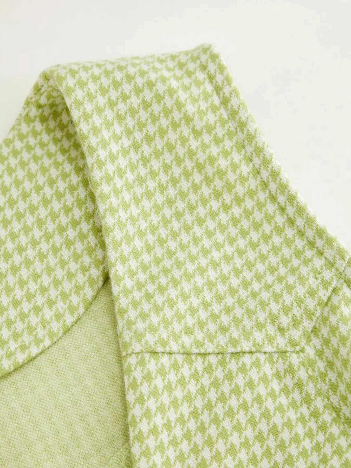 Gingham Button-Front A-Line Mini Dress sold by Gigi Laurent product image thumbnail 4