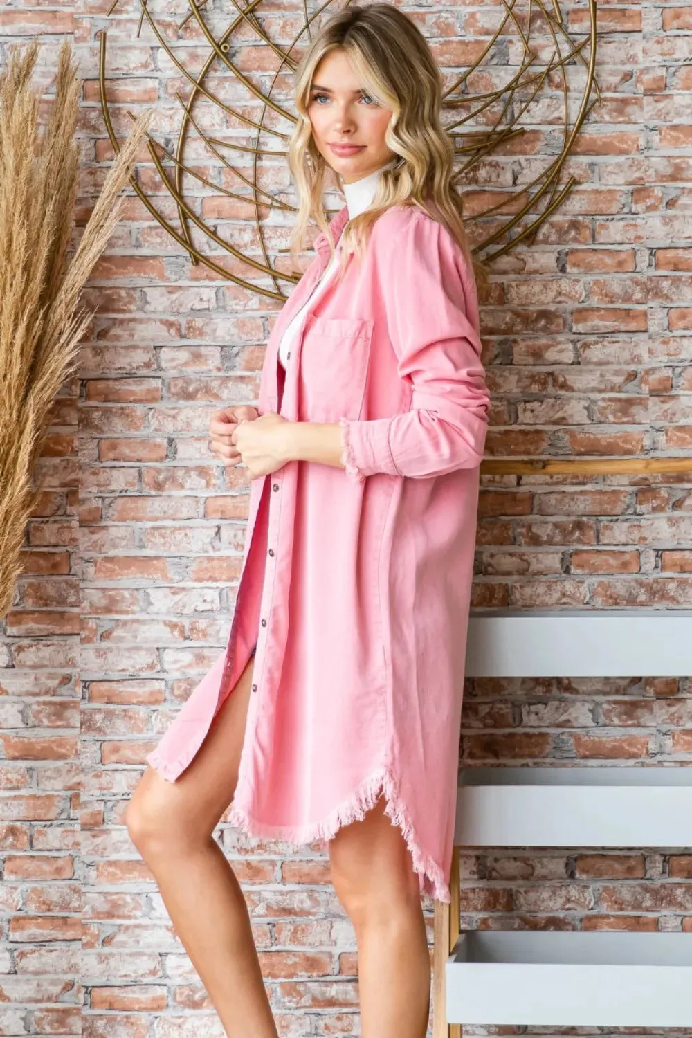 Veveret Button-Up Shirt Dress sold by Gigi Laurent product image thumbnail 5