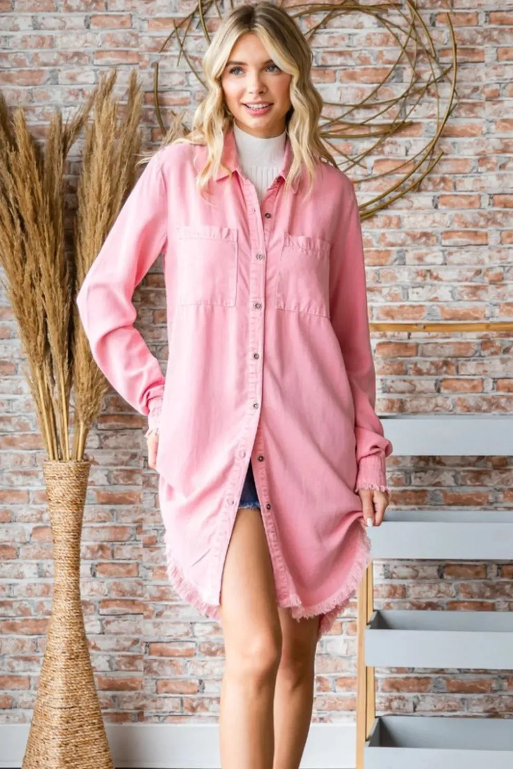 Veveret Button-Up Shirt Dress sold by Gigi Laurent product image thumbnail 2