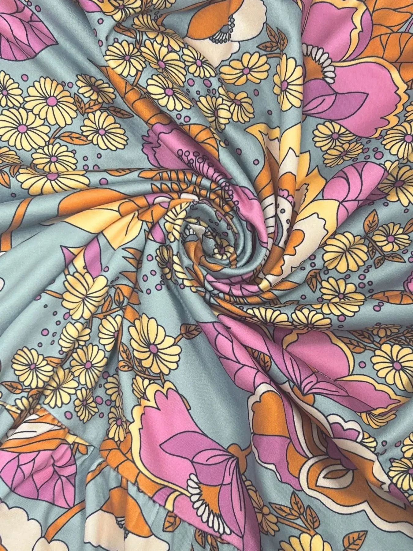 Printed V-Neck Tiered Dress sold by Gigi Laurent product image thumbnail 5