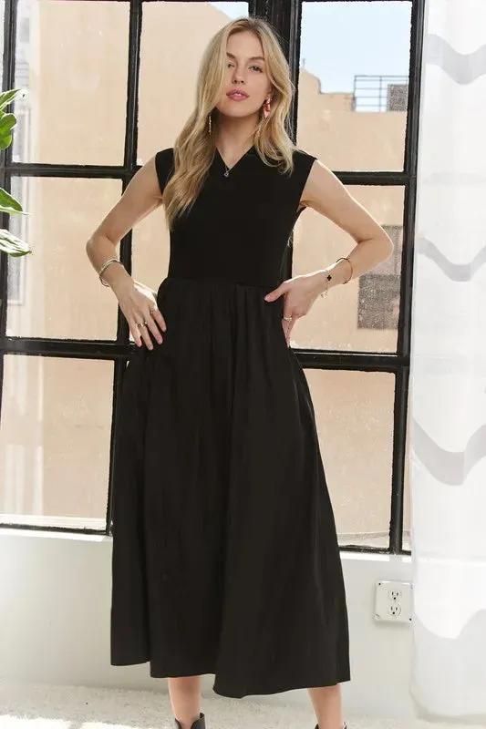 ADORA V-Neck Cap Sleeve Dress sold by Gigi Laurent product image thumbnail 3