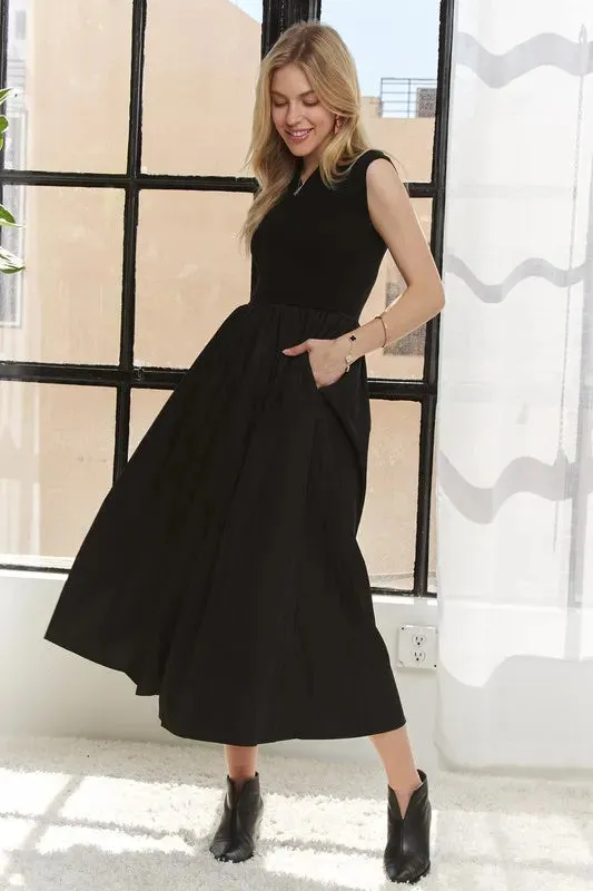 ADORA V-Neck Cap Sleeve Dress sold by Gigi Laurent product image thumbnail 4