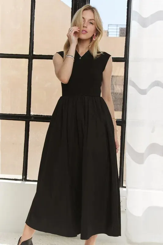 ADORA V-Neck Cap Sleeve Dress sold by Gigi Laurent product image thumbnail 2