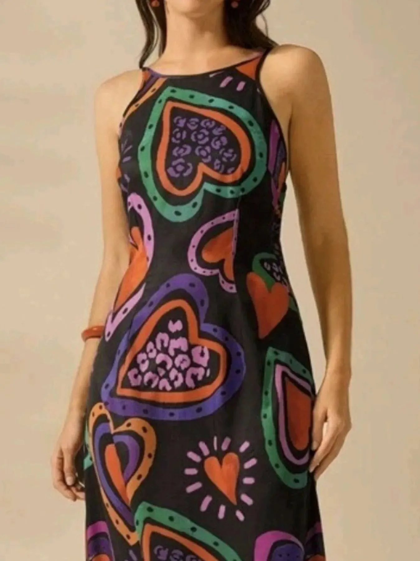 Printed Sleeveless Maxi Dress sold by Gigi Laurent product image thumbnail 5