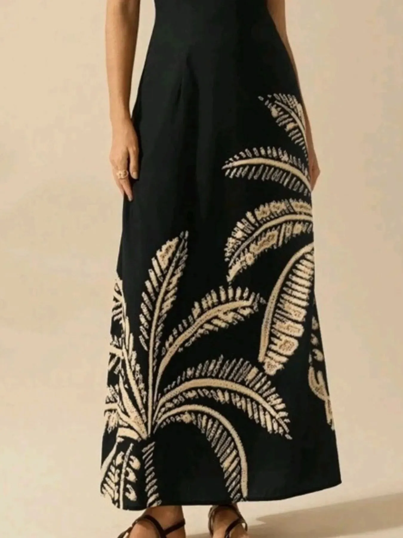 Printed Sleeveless Maxi Dress sold by Gigi Laurent product image thumbnail 4