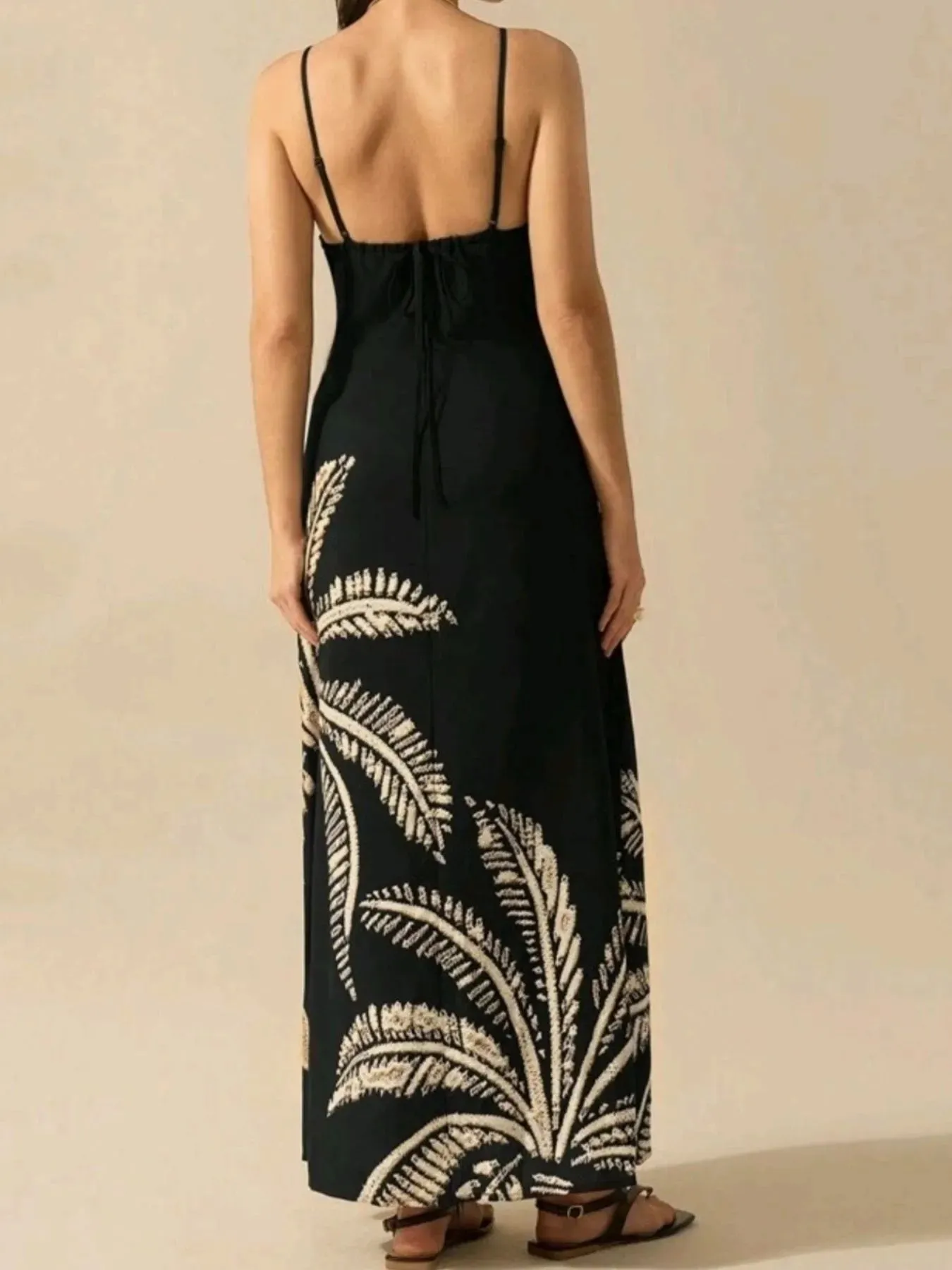 Printed Sleeveless Maxi Dress sold by Gigi Laurent product image thumbnail 2