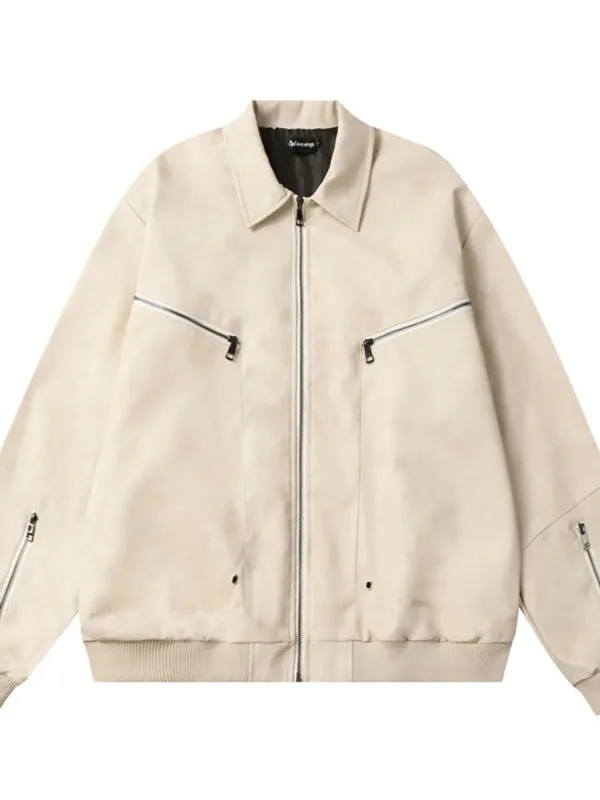 Men's Zip Up Long Sleeve Jacket sold by Gigi Laurent