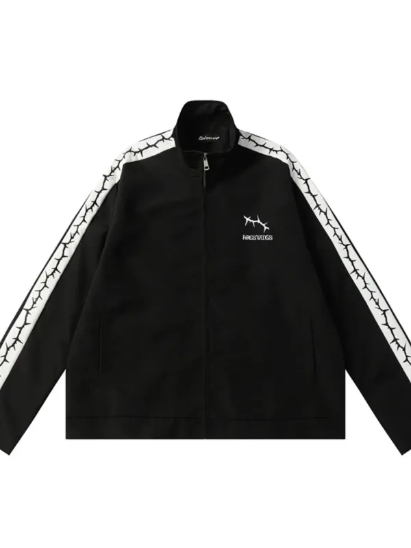 Men's Contrast Zip Up Jacket sold by Gigi Laurent