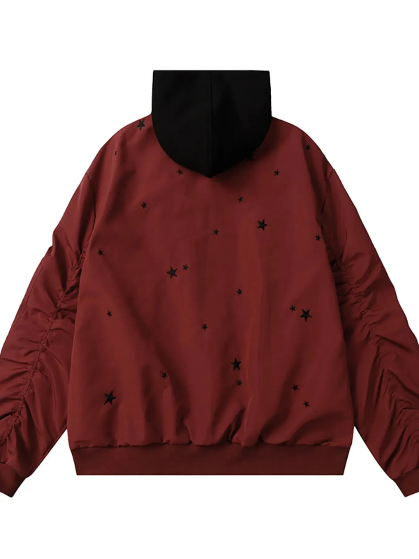Men's Star Zip Up Hooded Jacket sold by Gigi Laurent product image thumbnail 2