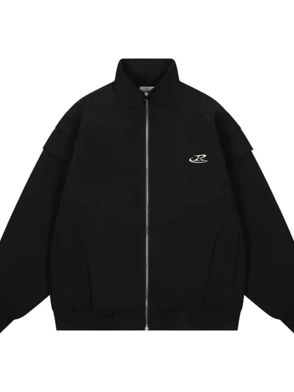 Men's Zip Up Long Sleeve Jacket sold by Gigi Laurent