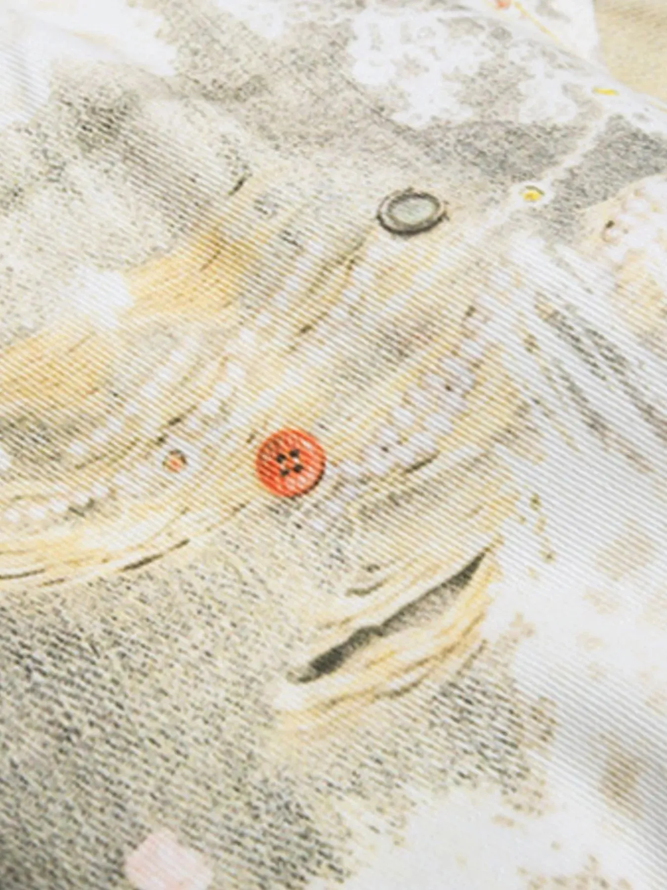 Men's Distressed Paint Splatter Zip Up Jacket sold by Gigi Laurent product image thumbnail 4