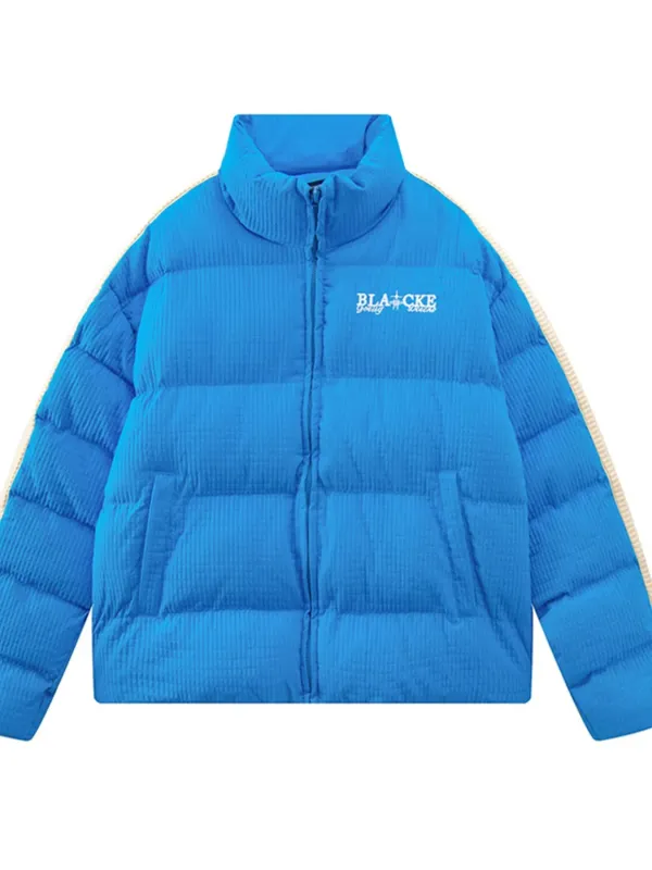 Men's Quilted Zip Up Puffer Jacket sold by Gigi Laurent