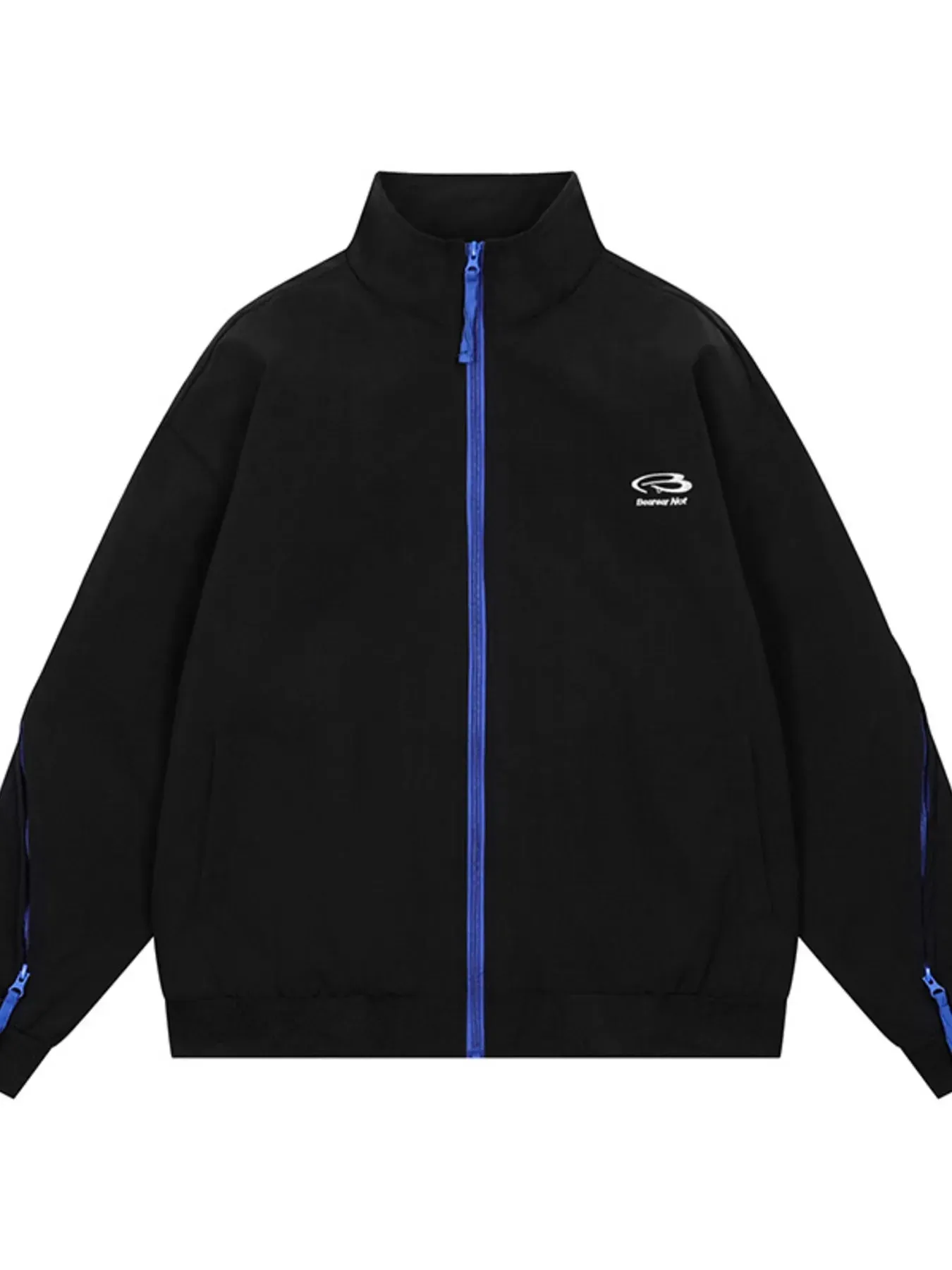 Men's Striped Zip Up Long Sleeve Jacket sold by Gigi Laurent product image thumbnail 3