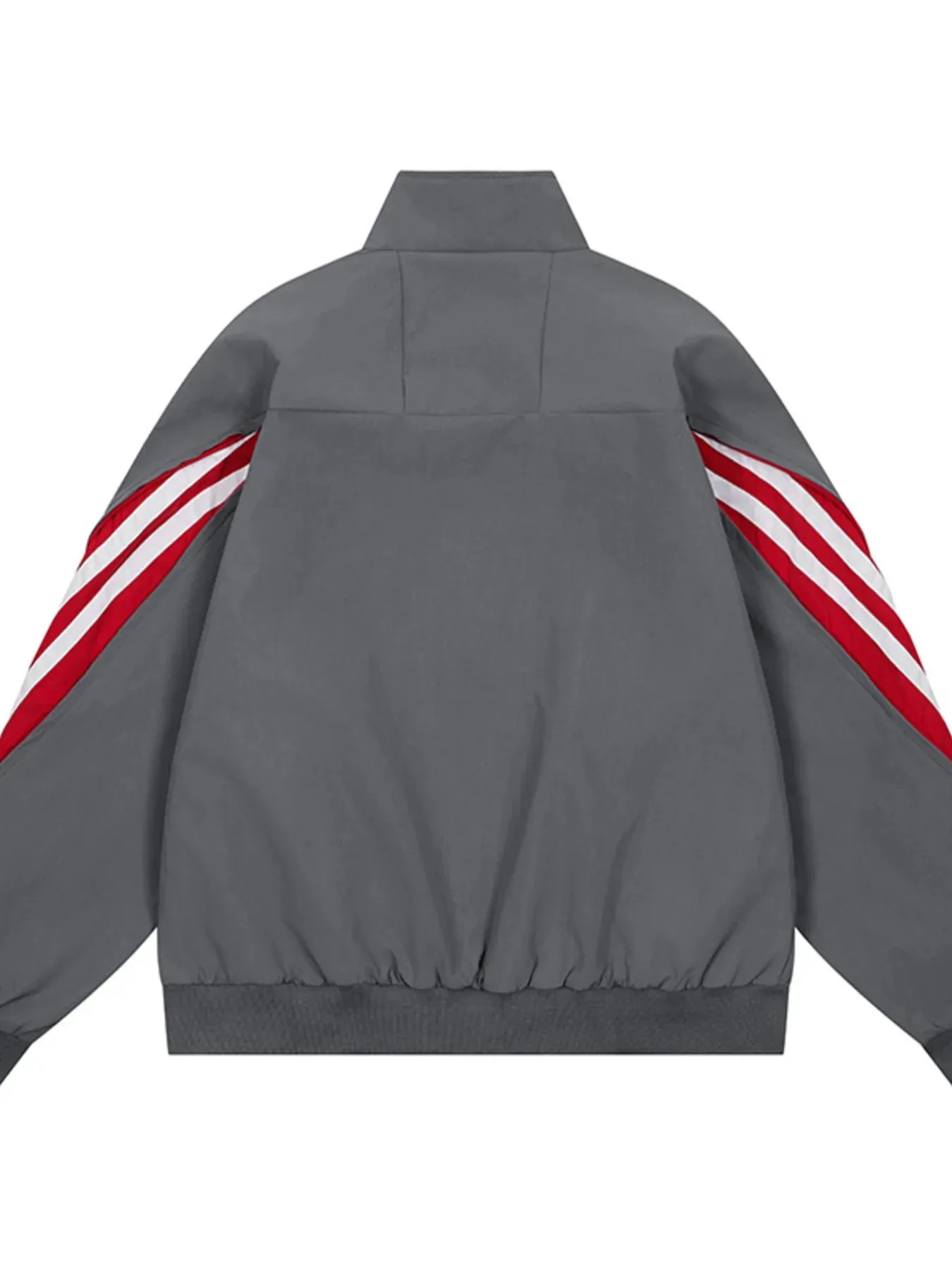 Men's Striped Zip Up Long Sleeve Jacket sold by Gigi Laurent product image thumbnail 2