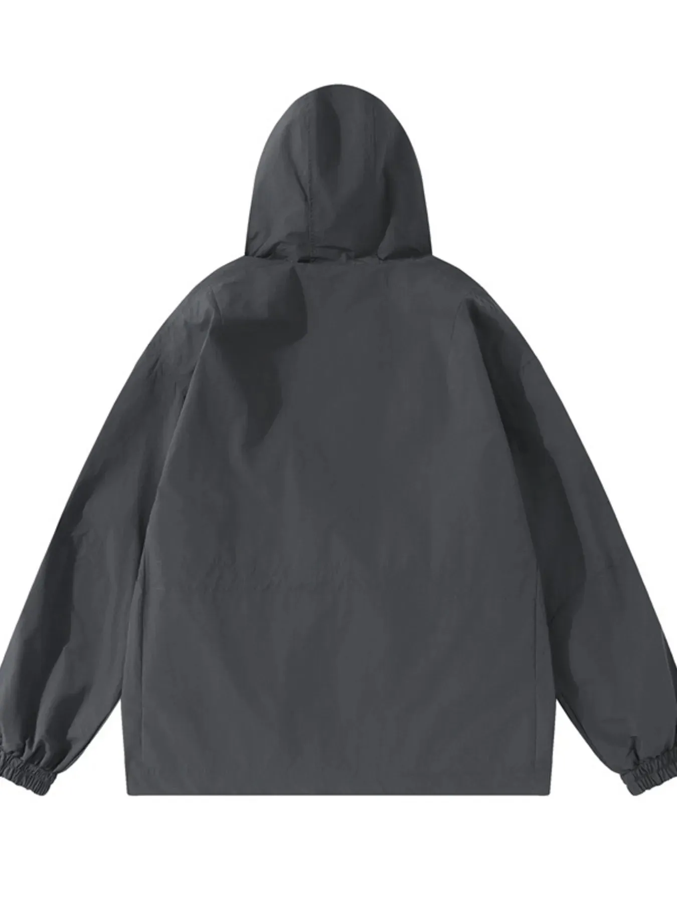 Men's Drawstring Long Sleeve Hooded Jacket sold by Gigi Laurent product image thumbnail 2