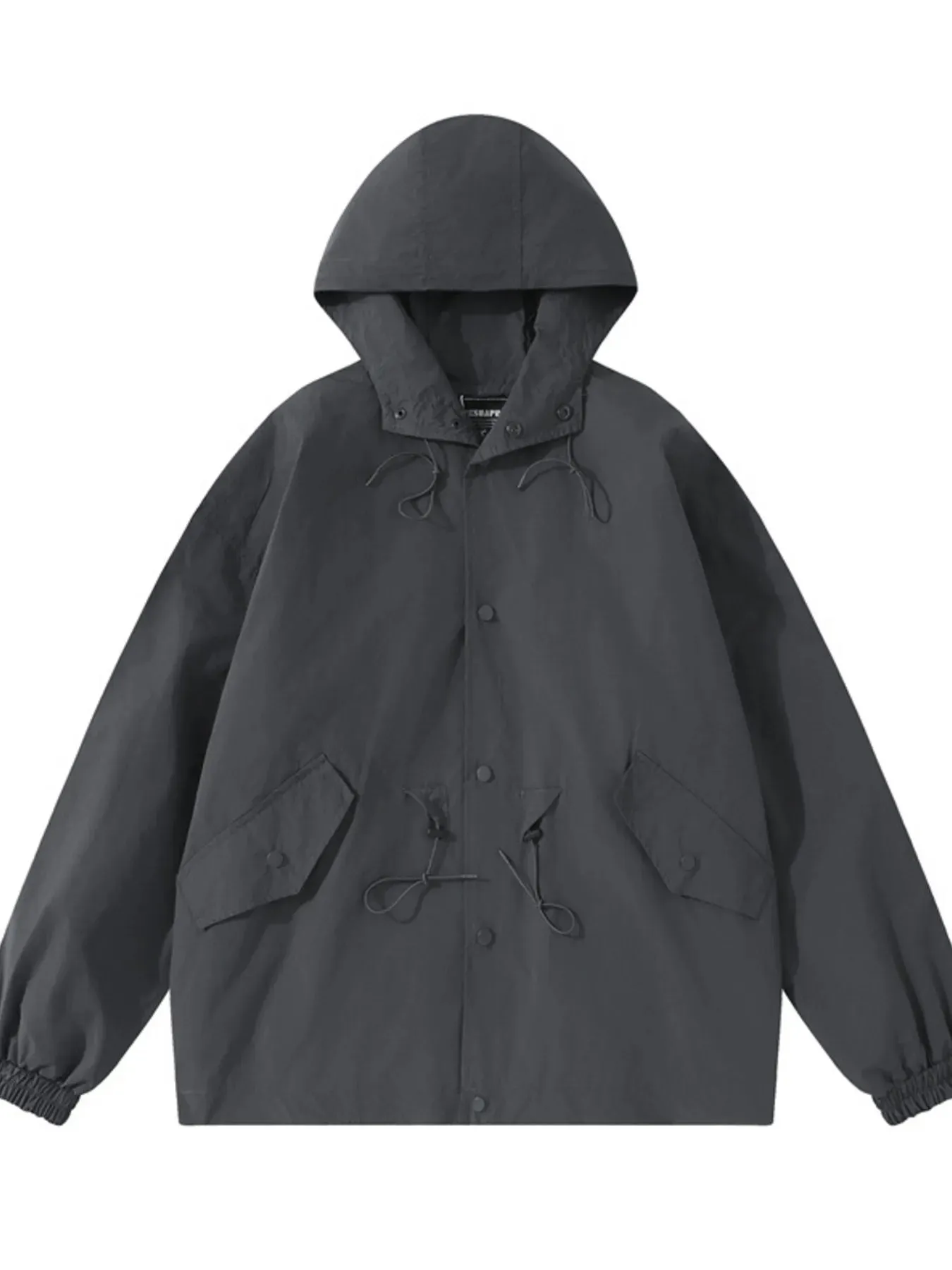 Men's Drawstring Long Sleeve Hooded Jacket sold by Gigi Laurent