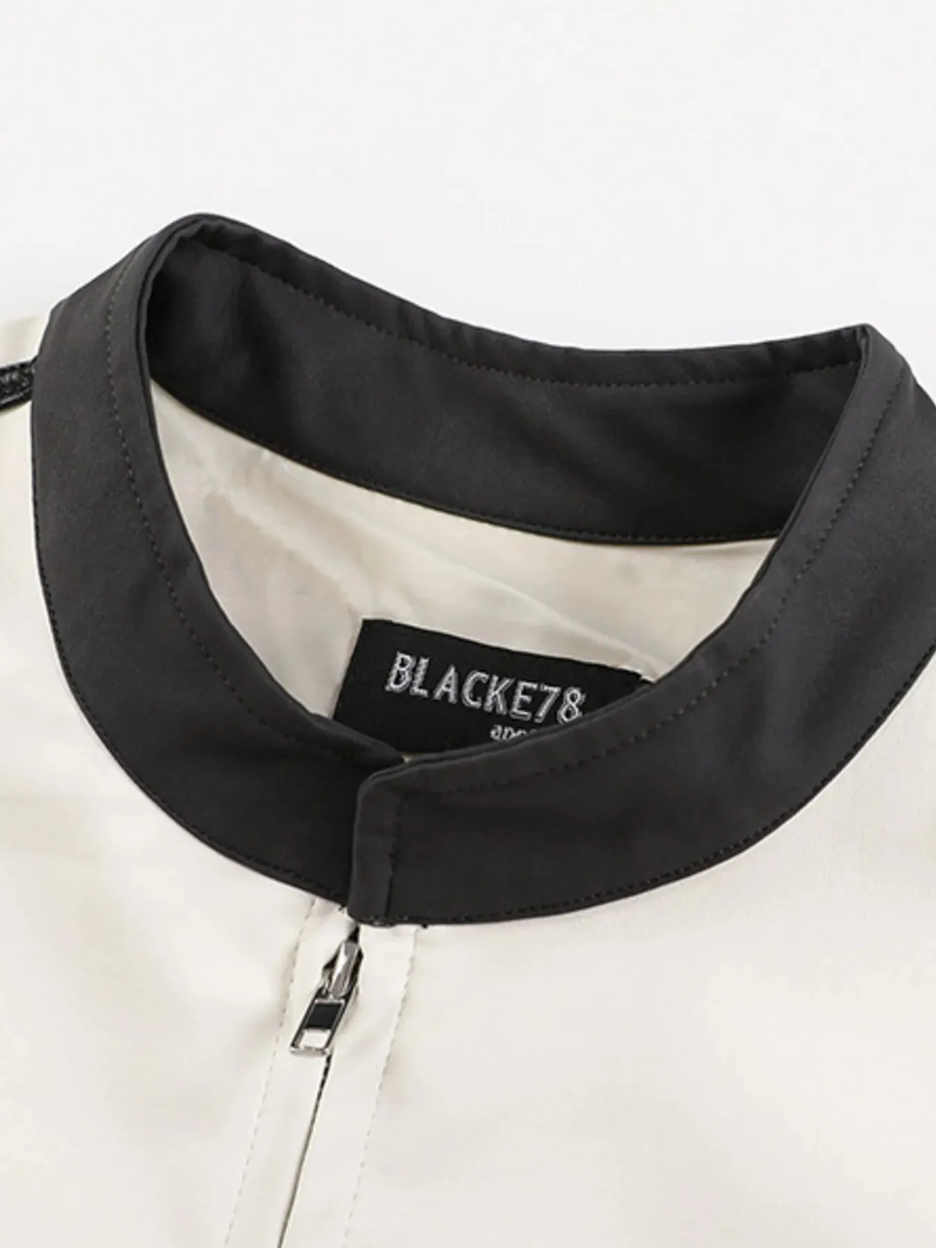 Men's Two-Tone Zip Up Jacket sold by Gigi Laurent product image thumbnail 4