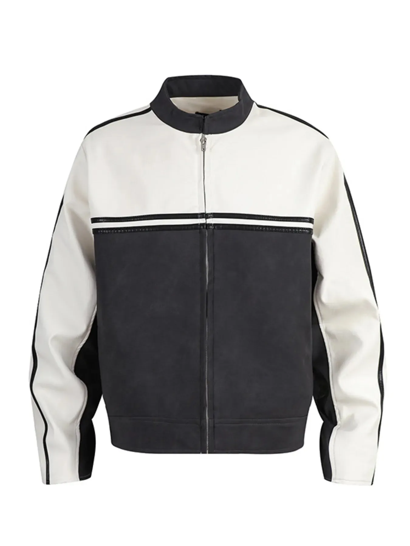 Men's Two-Tone Zip Up Jacket sold by Gigi Laurent