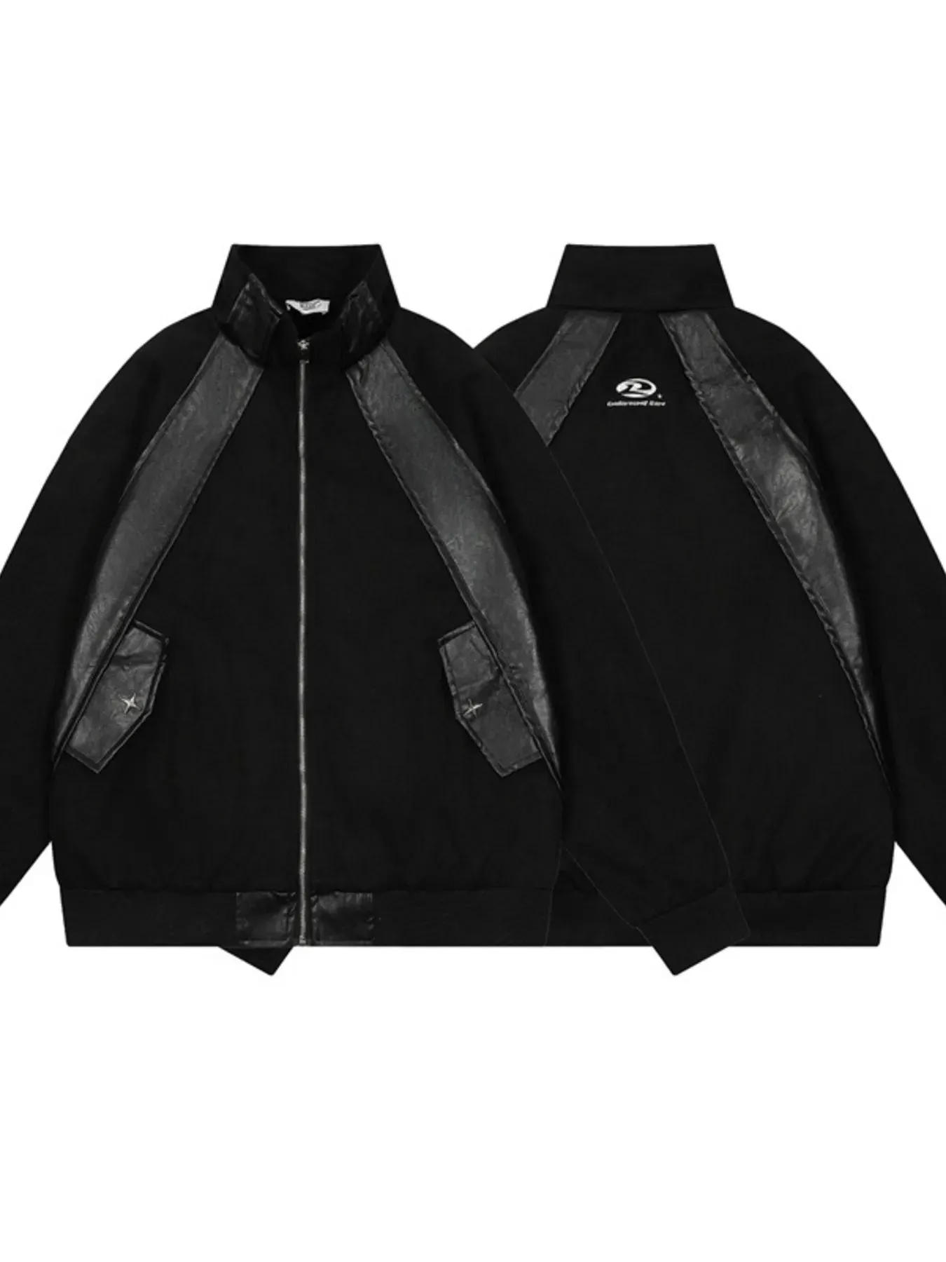 Men's Zip Up Long Sleeve Jacket sold by Gigi Laurent product image thumbnail 3