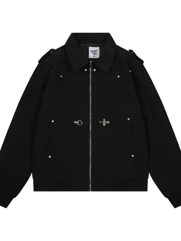 Men's Zip Up Long Sleeve Jacket sold by Gigi Laurent