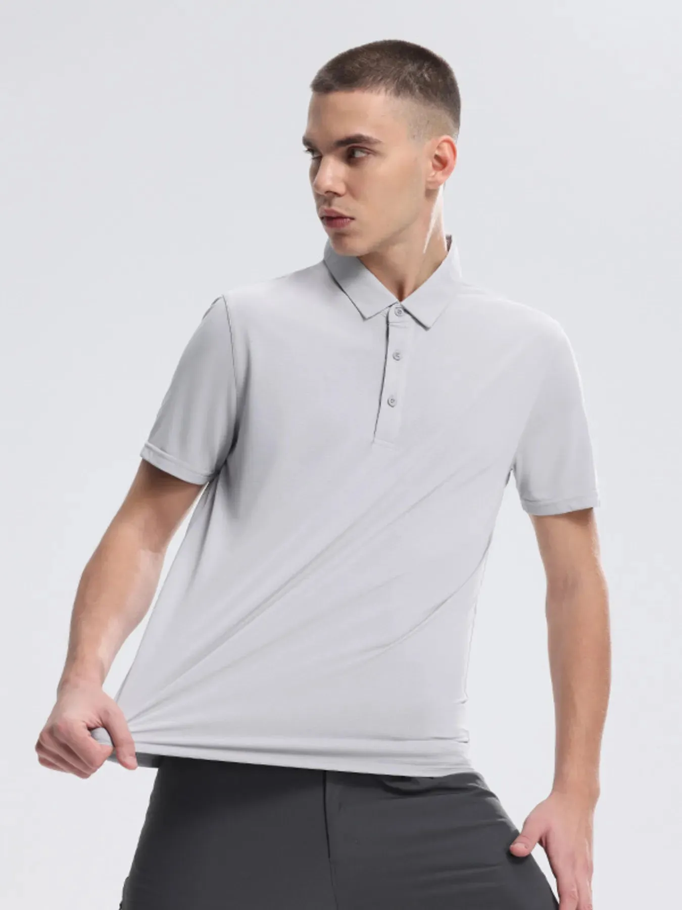 Men's Full Size Short Sleeve Polo Shirt Plus Size sold by Gigi Laurent product image thumbnail 2