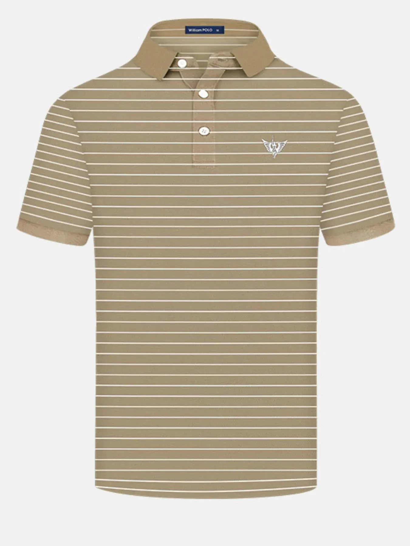 Men's Plus Size Striped Short Sleeve Polo Shirt sold by Gigi Laurent product image thumbnail 5