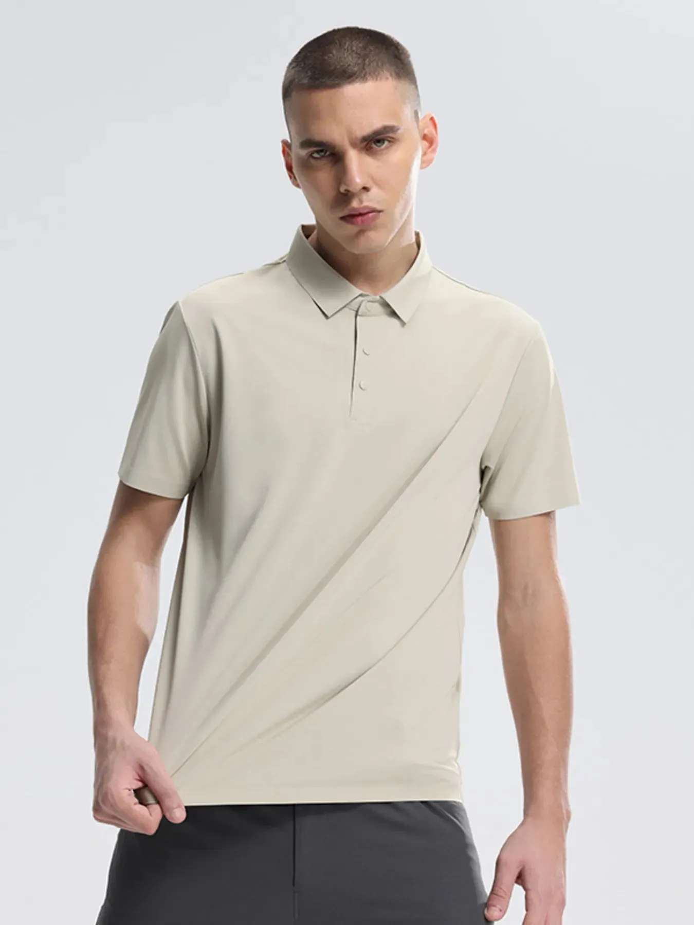 Men's Full Size Classic Short Sleeve Polo Shirt Plus Size sold by Gigi Laurent product image thumbnail 2