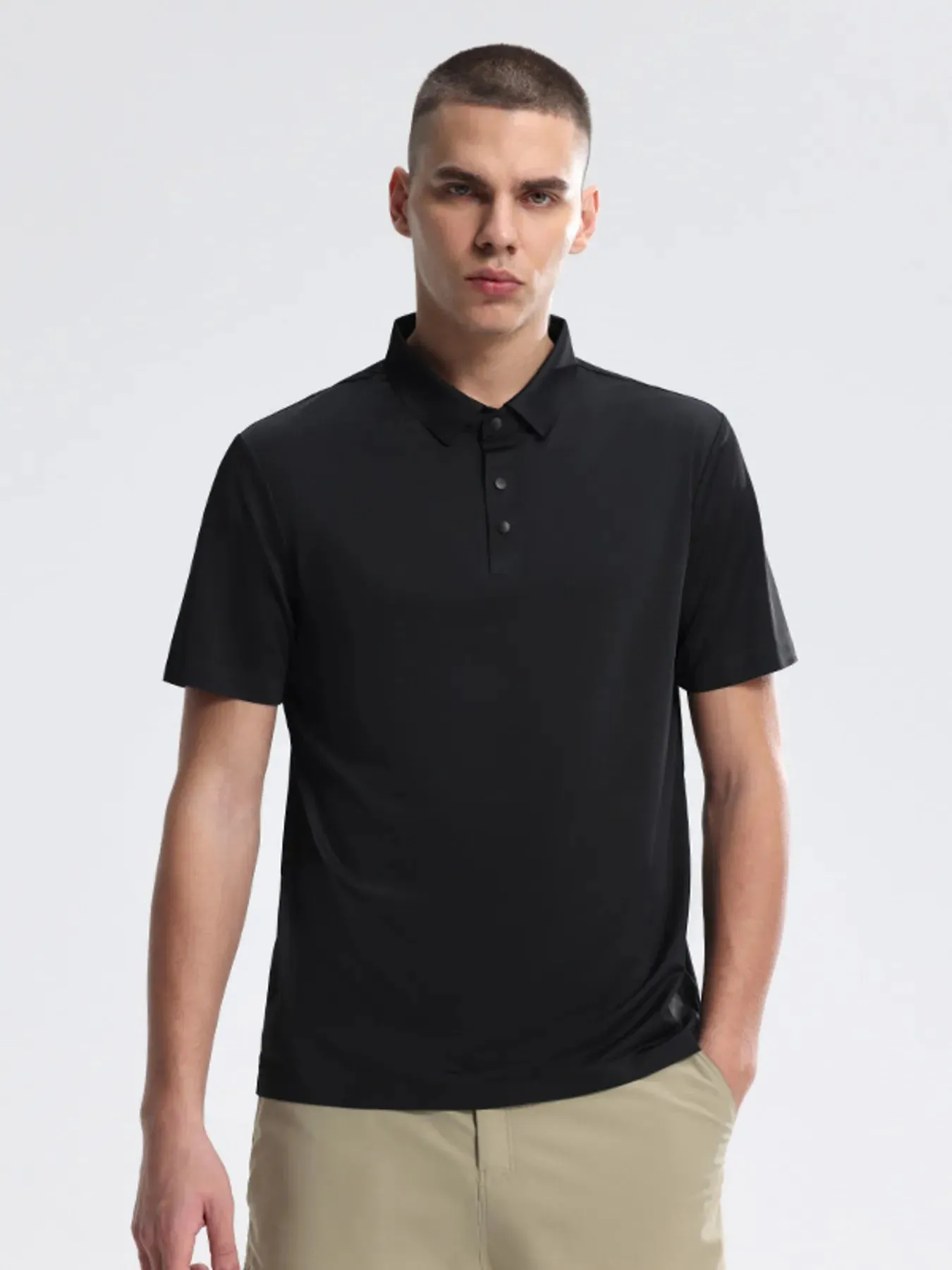 Men's Full Size Classic Short Sleeve Polo Shirt Plus Size sold by Gigi Laurent product image thumbnail 4