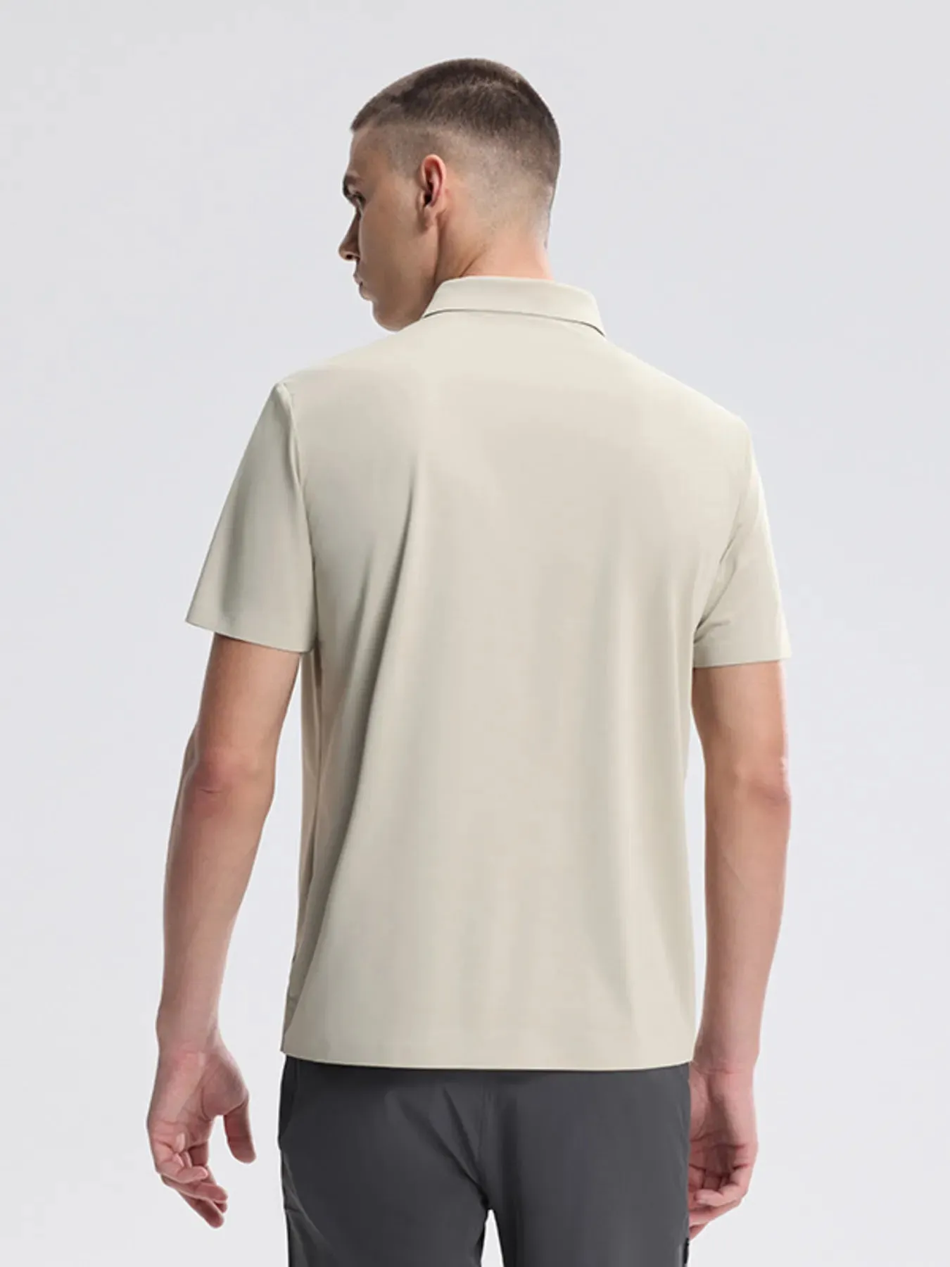 Men's Full Size Classic Short Sleeve Polo Shirt Plus Size sold by Gigi Laurent product image thumbnail 3