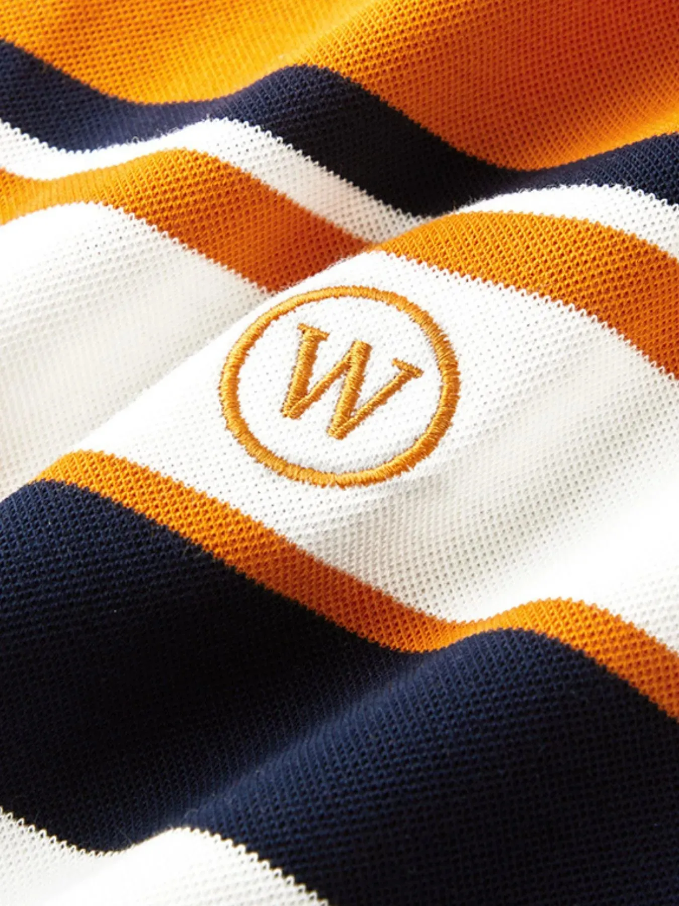 Men's Plus Size Color Block Striped Short Sleeve Polo Shirt sold by Gigi Laurent product image thumbnail 5